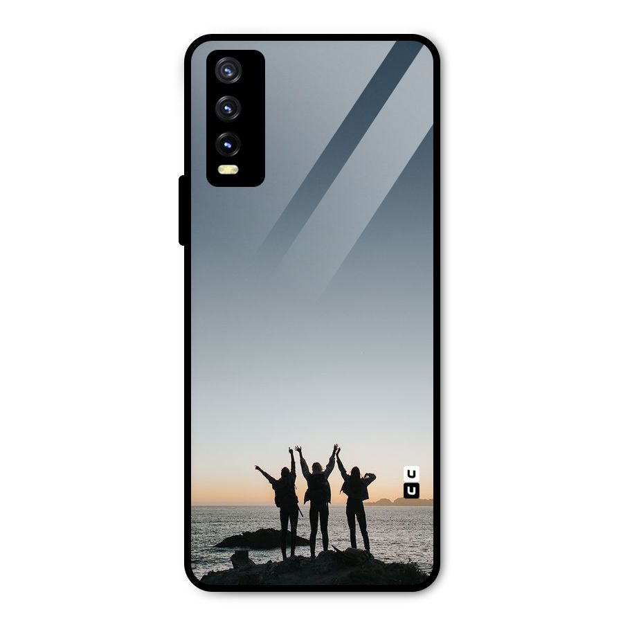 Friendship Metal Back Case for Vivo Y20 2021