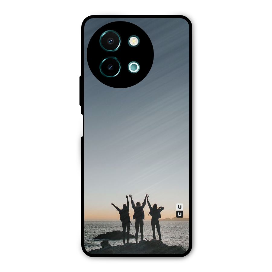 Friendship Metal Back Case for Vivo Y58