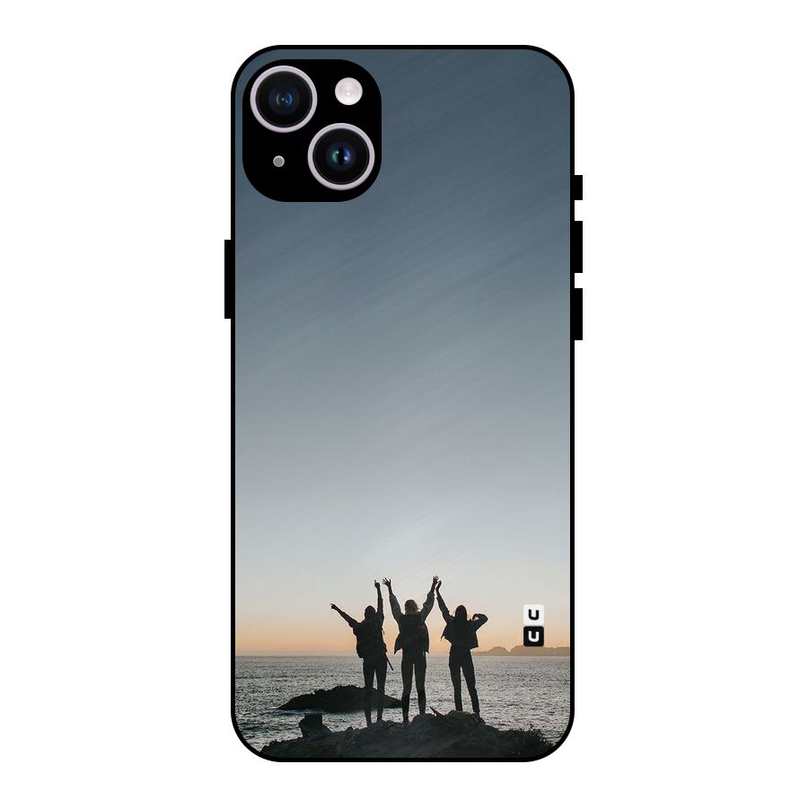 Friendship Metal Back Case for iPhone 14 Plus