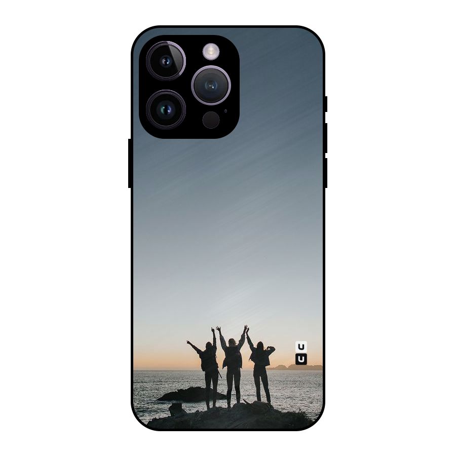 Friendship Metal Back Case for iPhone 14 Pro Max