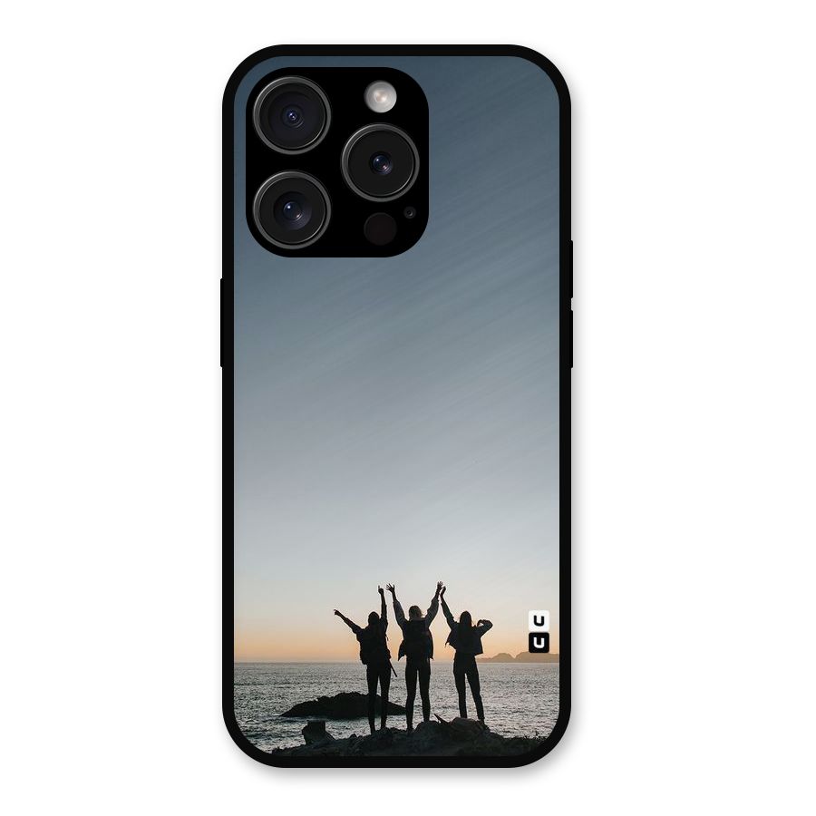 Friendship Metal Back Case for iPhone 15 Pro
