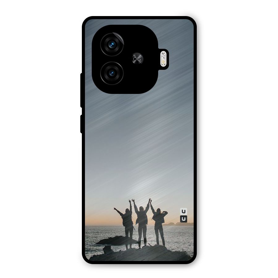 Friendship Metal Back Case for iQOO Z9 Turbo