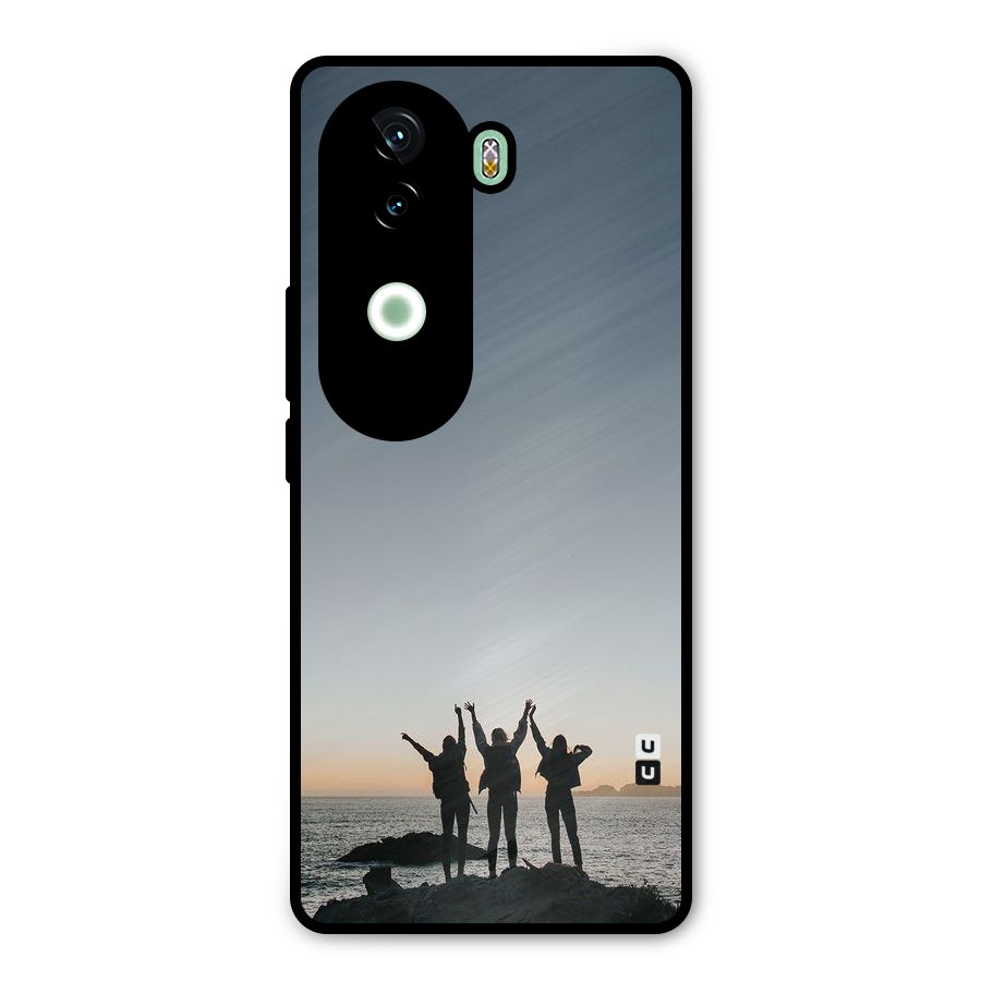Friendship Metal Back Case for iQOO Z9s