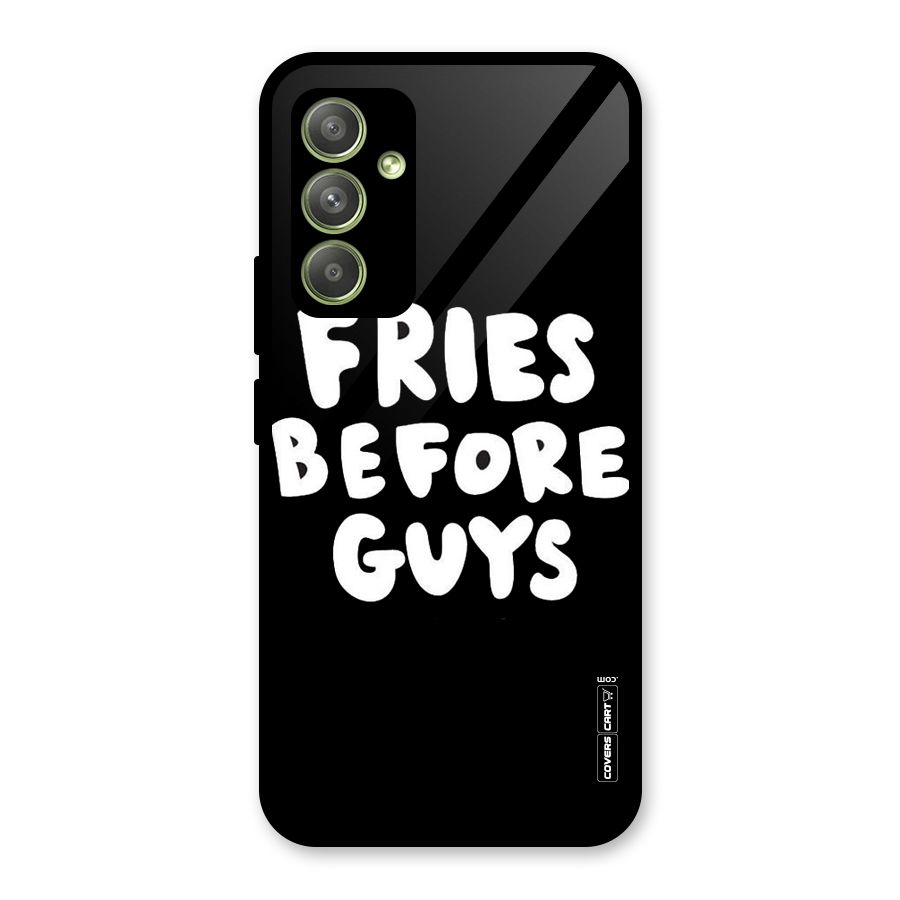 Fries Always Glass Back Case for Galaxy A54