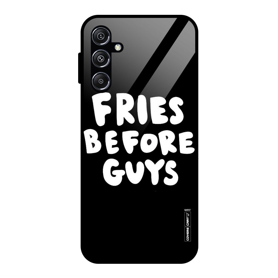 Fries Always Glass Back Case for Galaxy M34 5G