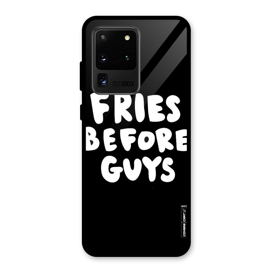 Fries Always Glass Back Case for Galaxy S20 Ultra