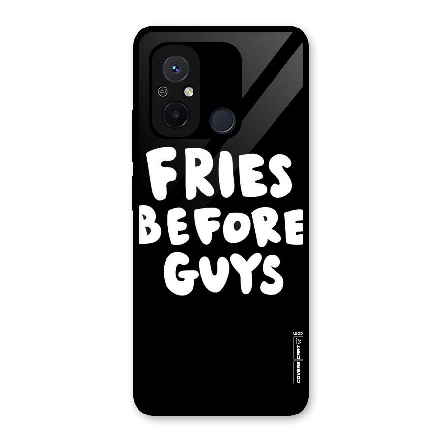 Fries Always Glass Back Case for Redmi 12C