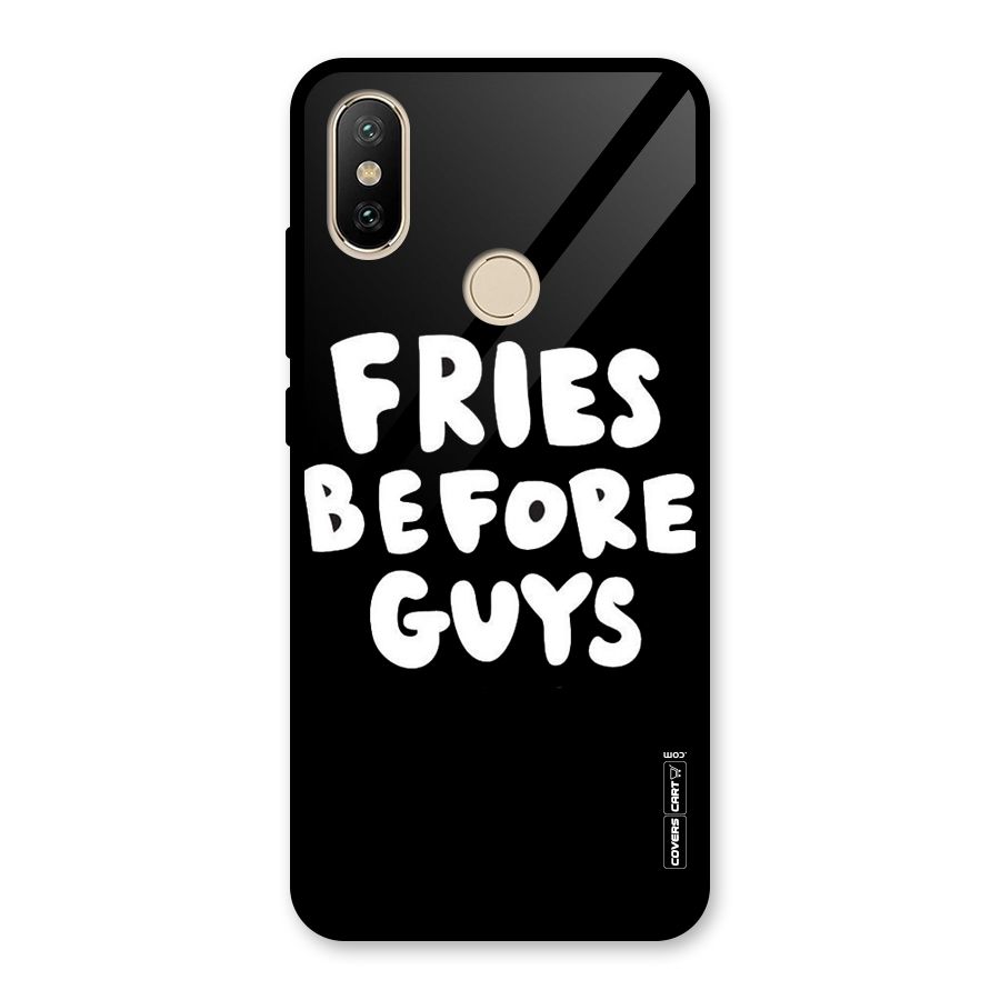 Fries Always Glass Back Case for Redmi A2
