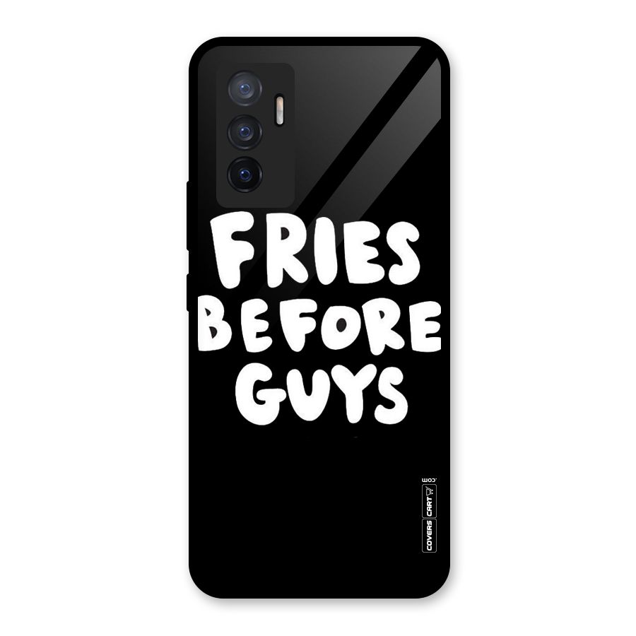 Fries Always Glass Back Case for Vivo V23e