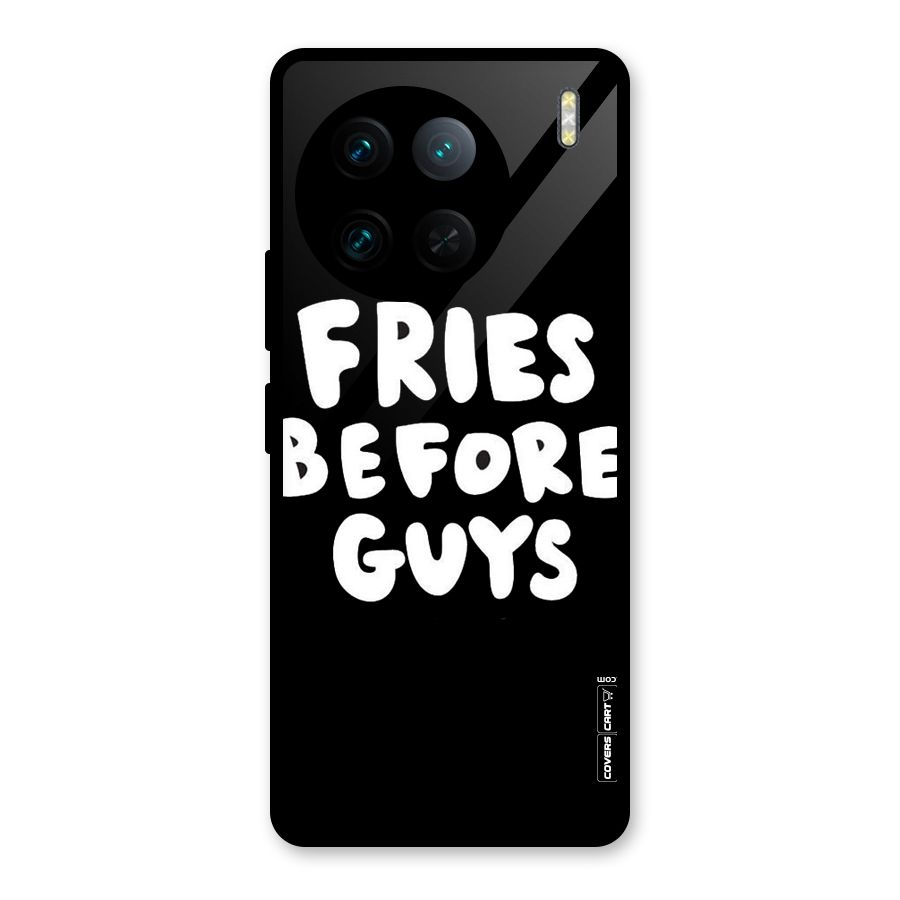 Fries Always Glass Back Case for Vivo X90 Pro