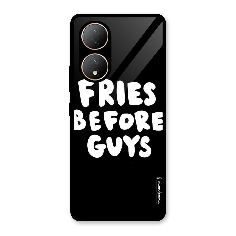 Fries Always Glass Back Case for Vivo Y100A