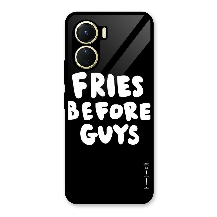 Fries Always Glass Back Case for Vivo Y16