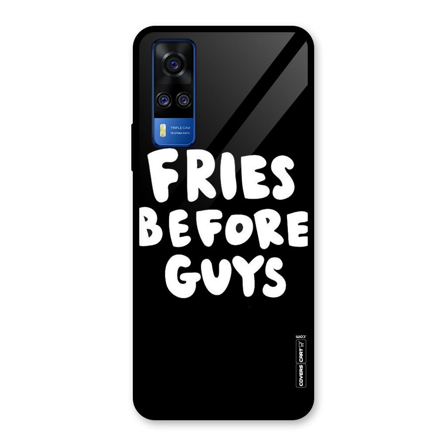 Fries Always Glass Back Case for Vivo Y31