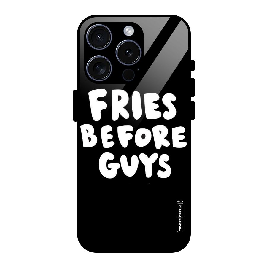 Fries Always Glass Back Case for iPhone 15 Pro