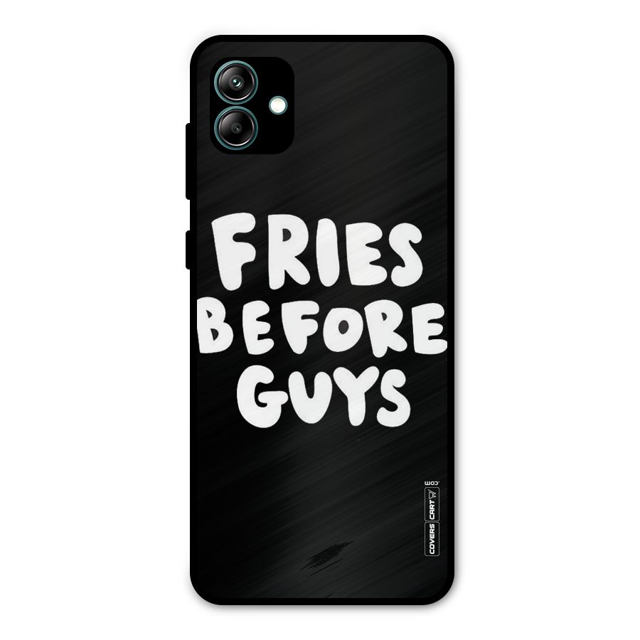 Fries Always Metal Back Case for Galaxy A04