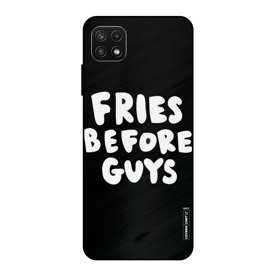 Fries Always Metal Back Case for Galaxy A22 5G
