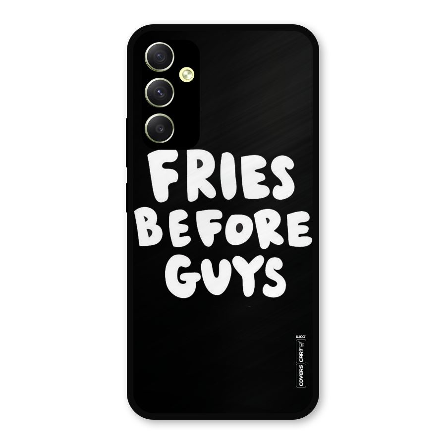 Fries Always Metal Back Case for Galaxy A34