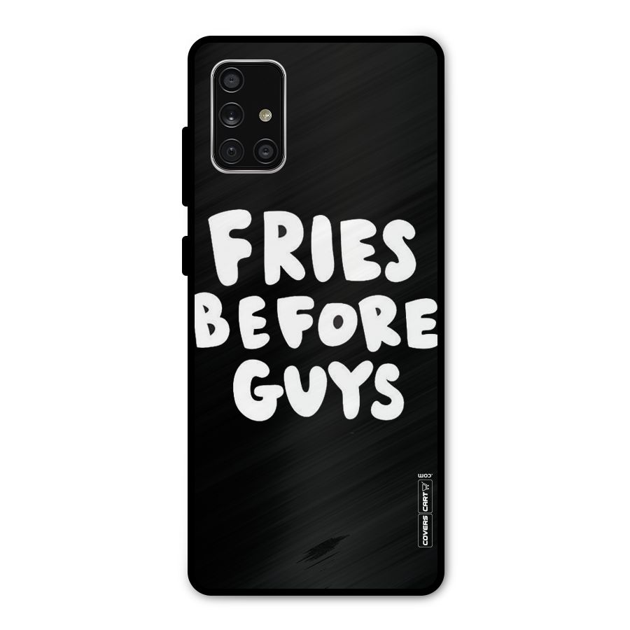 Fries Always Metal Back Case for Galaxy A71