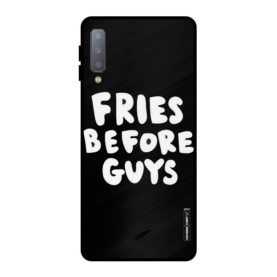 Fries Always Metal Back Case for Galaxy A7 (2018)