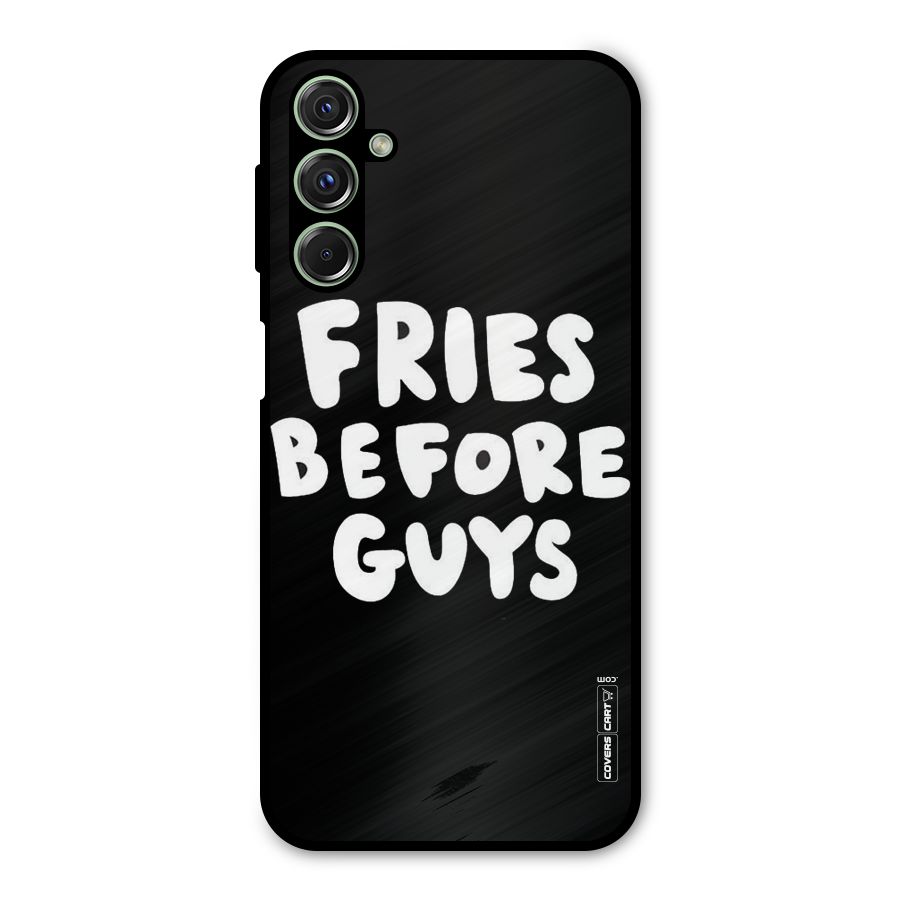 Fries Always Metal Back Case for Galaxy F34