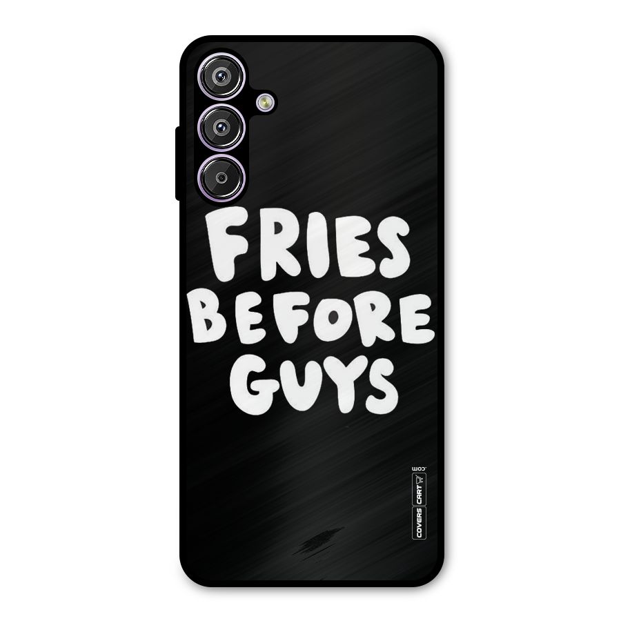 Fries Always Metal Back Case for Galaxy M15