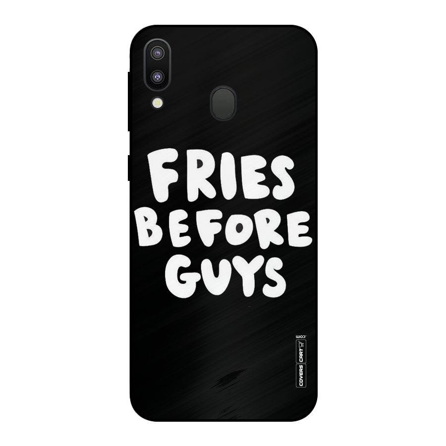 Fries Always Metal Back Case for Galaxy M20