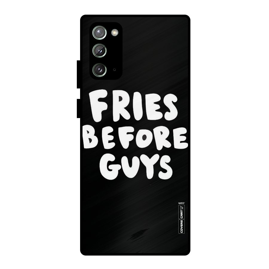 Fries Always Metal Back Case for Galaxy Note 20
