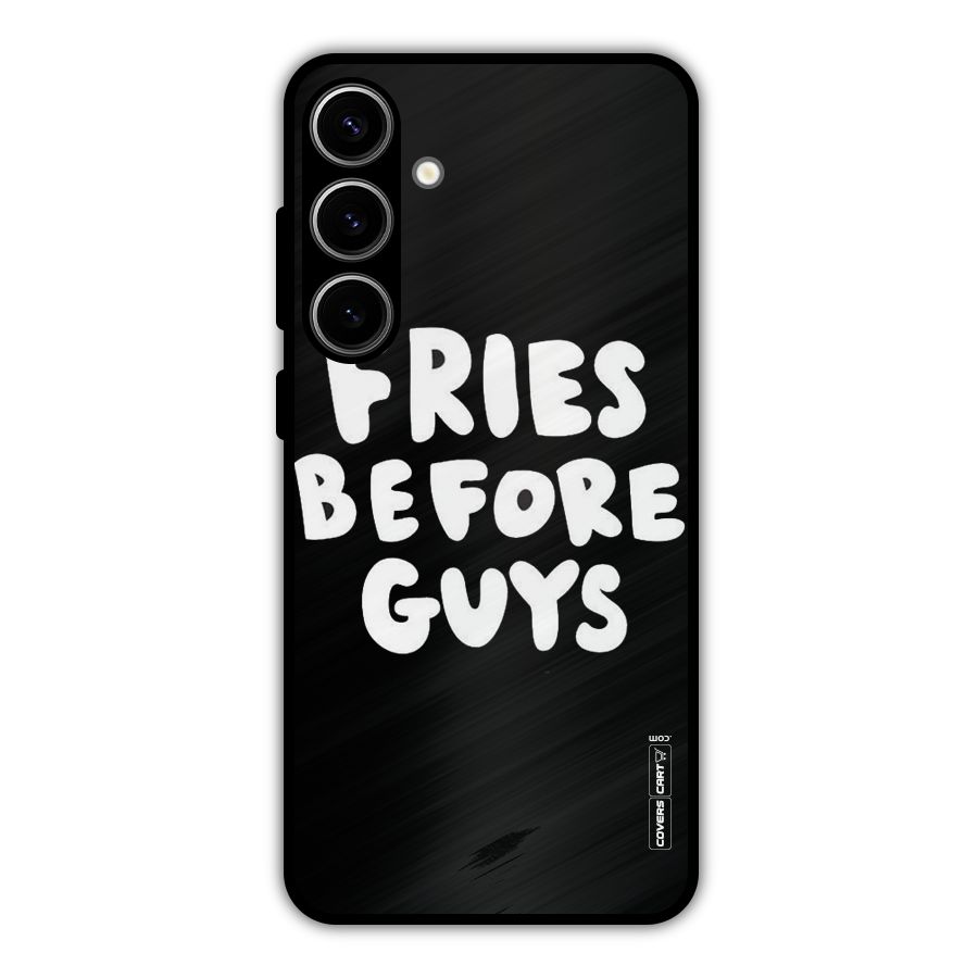 Fries Always Metal Back Case for Galaxy S24 Plus