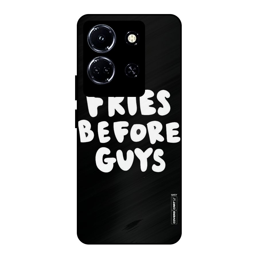 Fries Always Metal Back Case for Infinix Note 30 5G