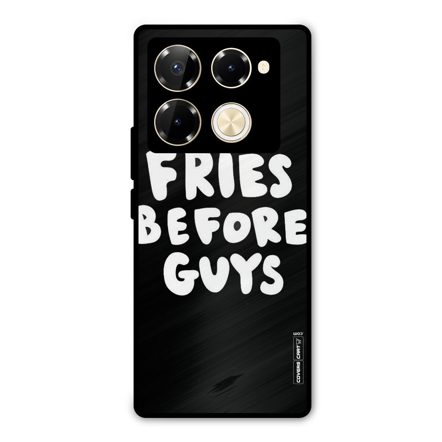 Fries Always Metal Back Case for Infinix Note 40 Pro Plus
