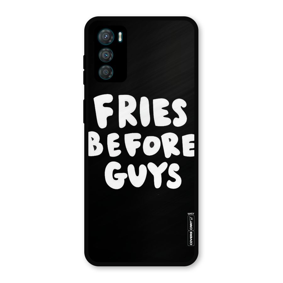 Fries Always Metal Back Case for Moto G42