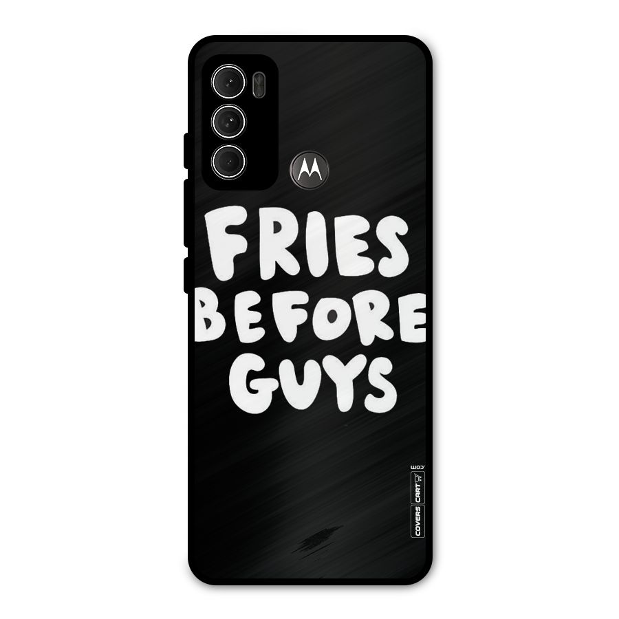 Fries Always Metal Back Case for Moto G60