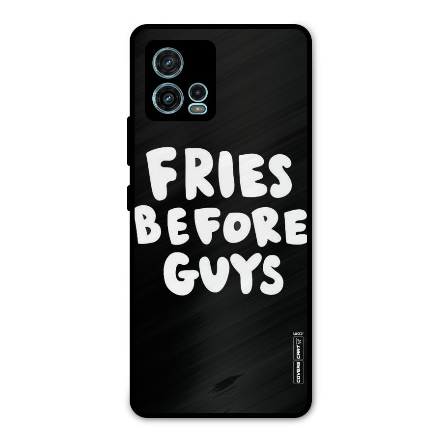 Fries Always Metal Back Case for Moto G72
