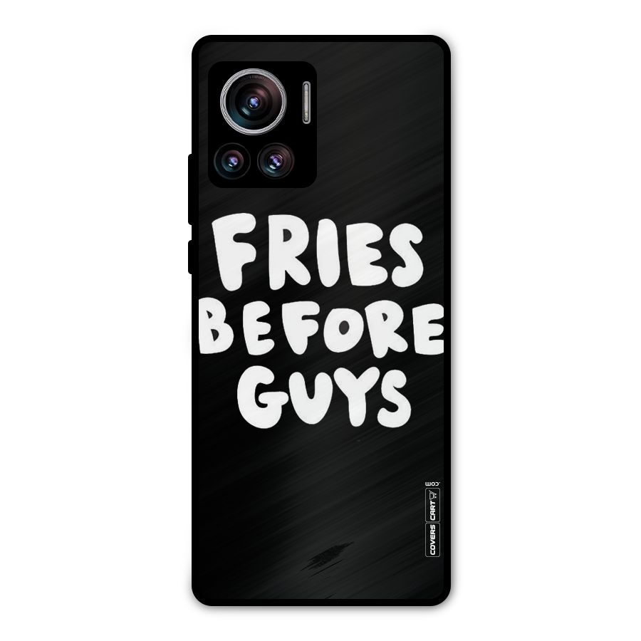 Fries Always Metal Back Case for Motorola Edge 30 Ultra