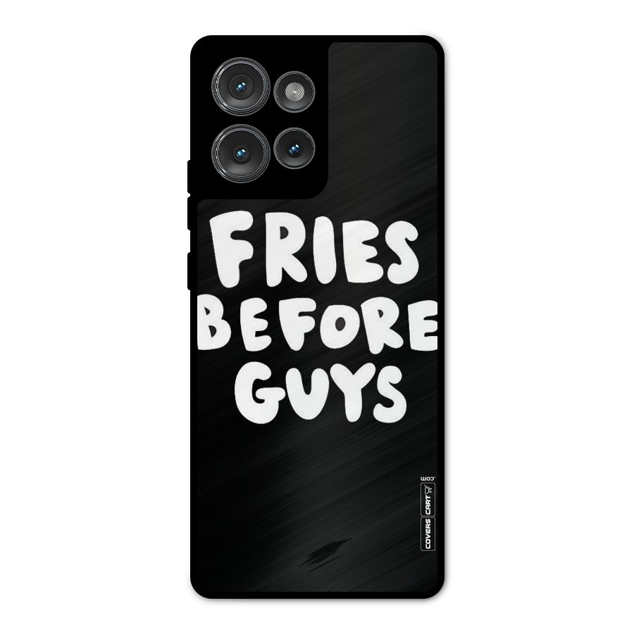 Fries Always Metal Back Case for Motorola Edge 50