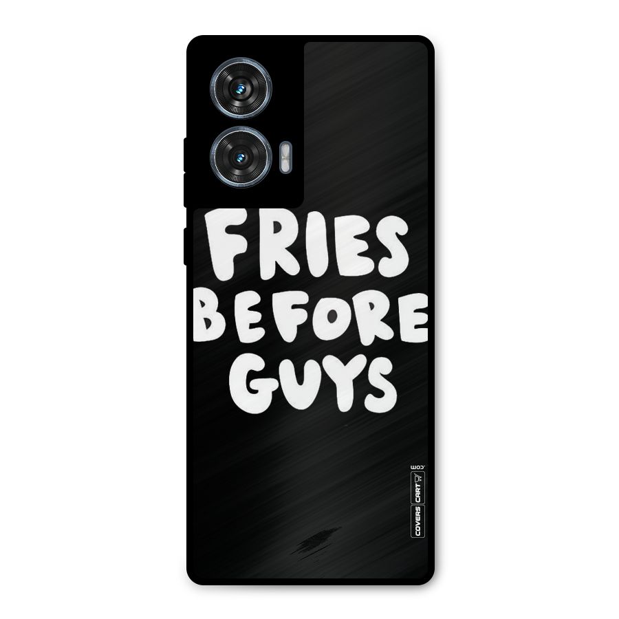 Fries Always Metal Back Case for Motorola Edge 50 Fusion