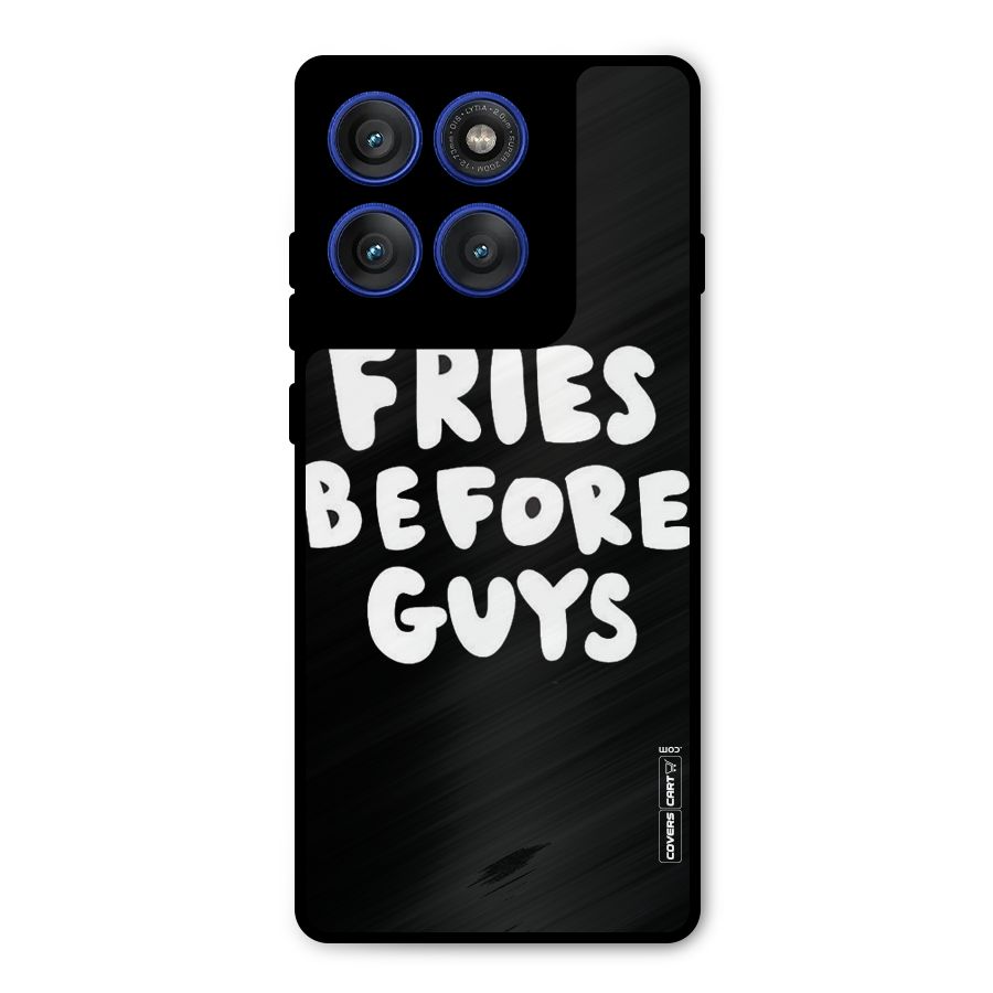 Fries Always Metal Back Case for Motorola Edge 60 Pro