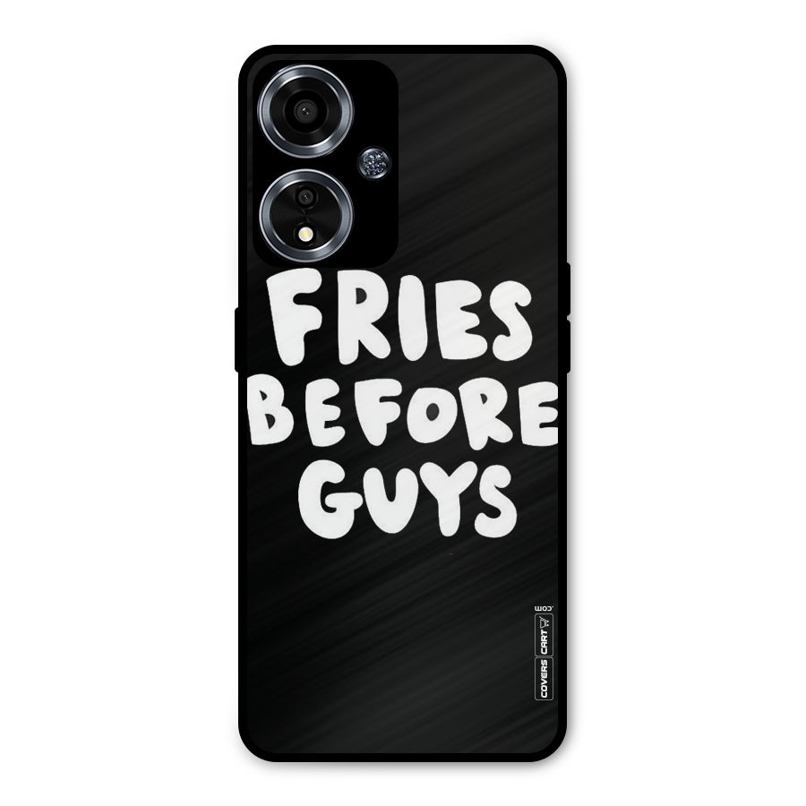 Fries Always Metal Back Case for Oppo A59