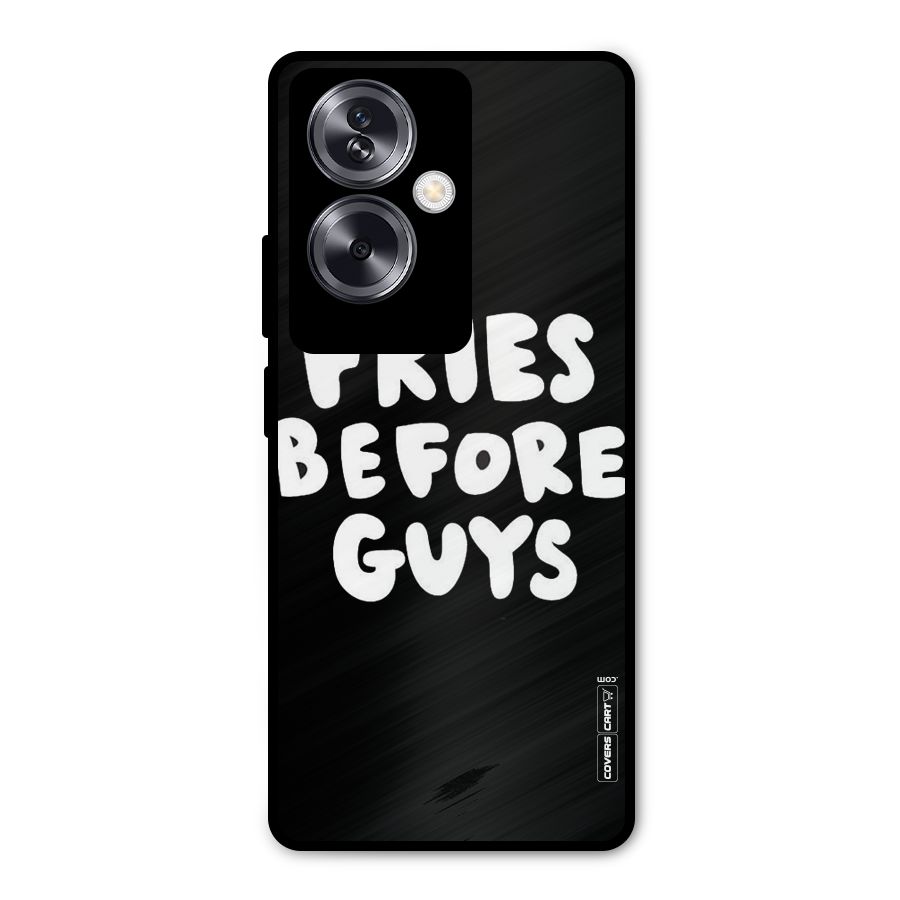 Fries Always Metal Back Case for Oppo A79 5G