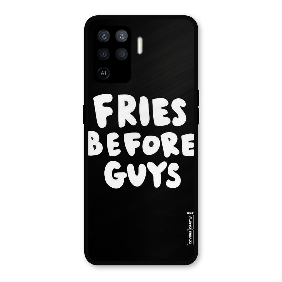 Fries Always Metal Back Case for Oppo F19 Pro