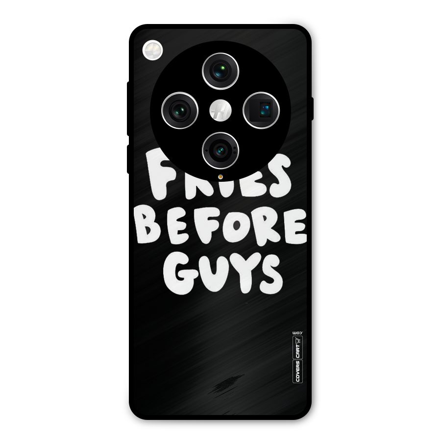 Fries Always Metal Back Case for Oppo Find X8 Pro