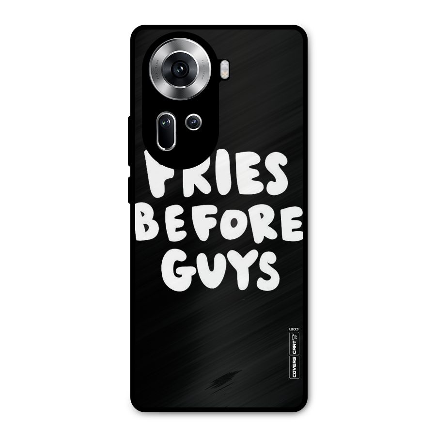 Fries Always Metal Back Case for Oppo Reno11 5G