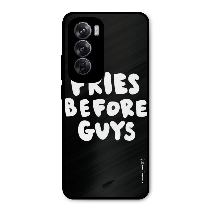 Fries Always Metal Back Case for Oppo Reno12 Pro