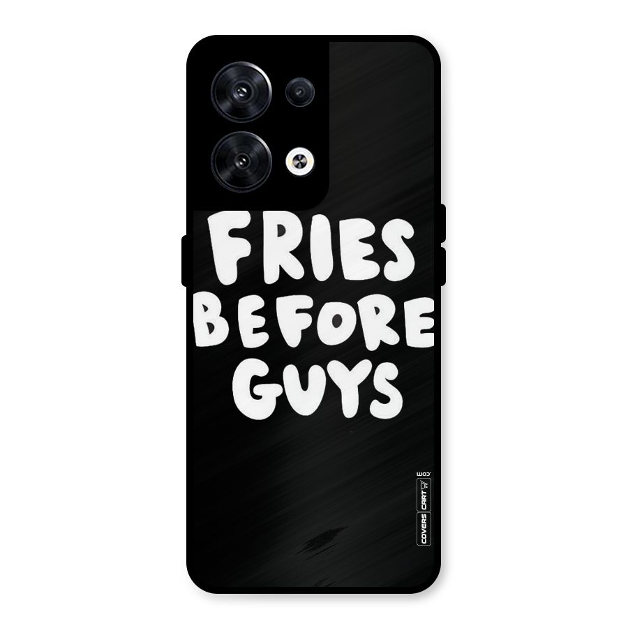 Fries Always Metal Back Case for Oppo Reno8 5G