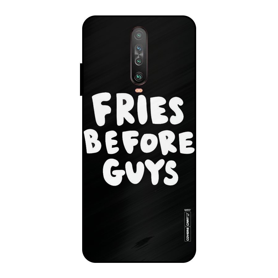Fries Always Metal Back Case for Poco X2