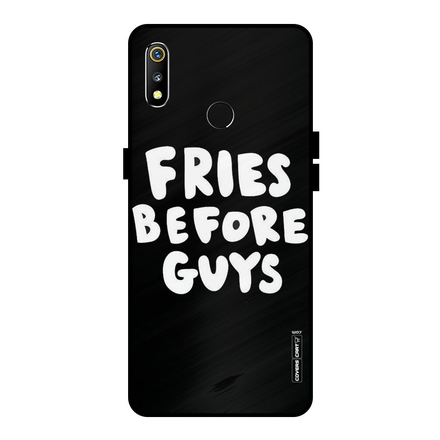 Fries Always Metal Back Case for Realme 3