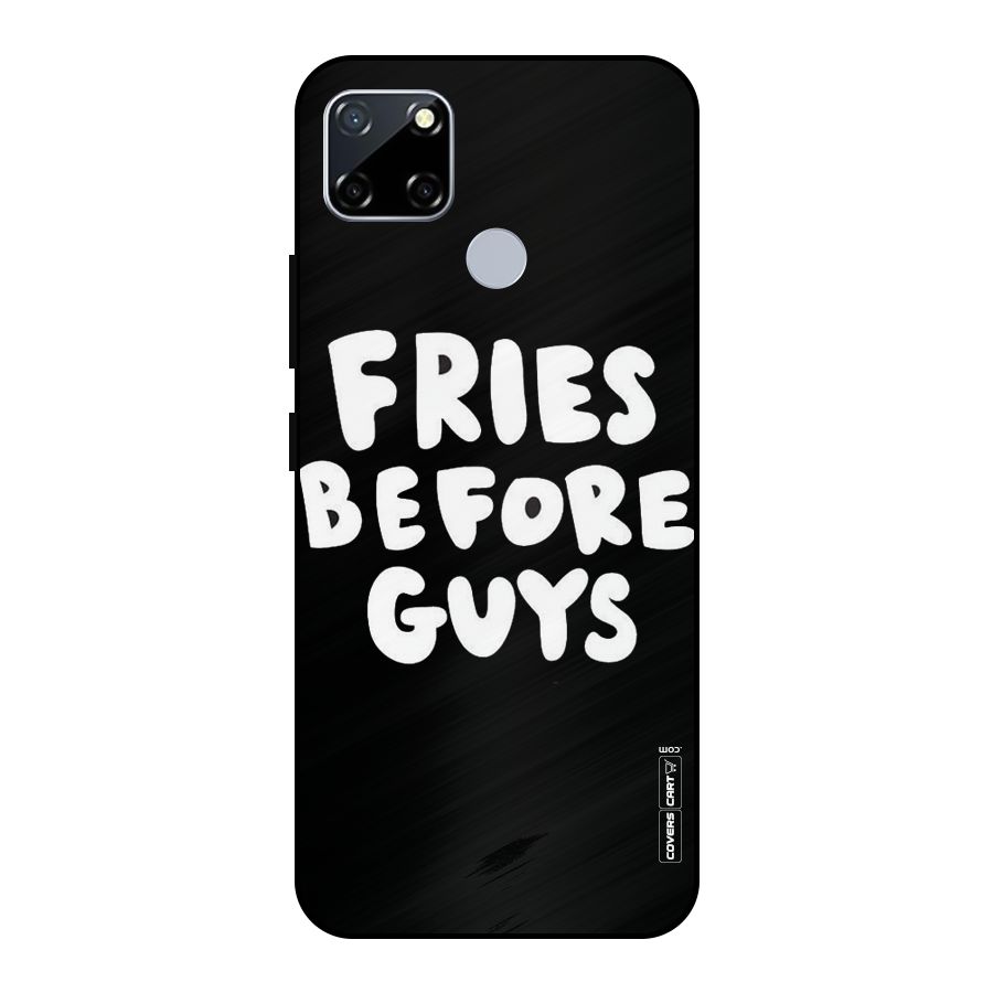 Fries Always Metal Back Case for Realme Narzo 30A