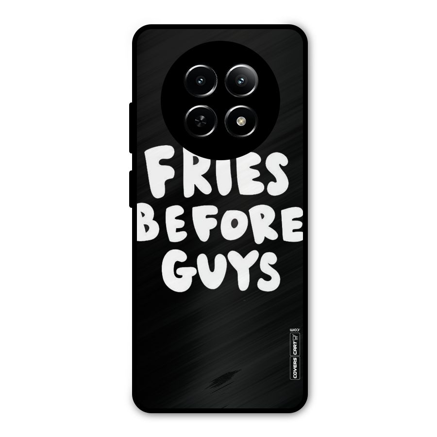 Fries Always Metal Back Case for Realme Narzo N65