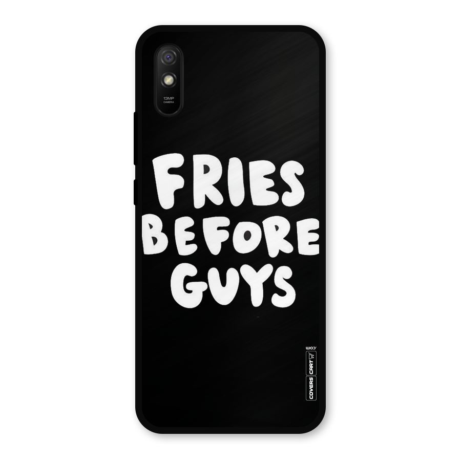 Fries Always Metal Back Case for Redmi 9a