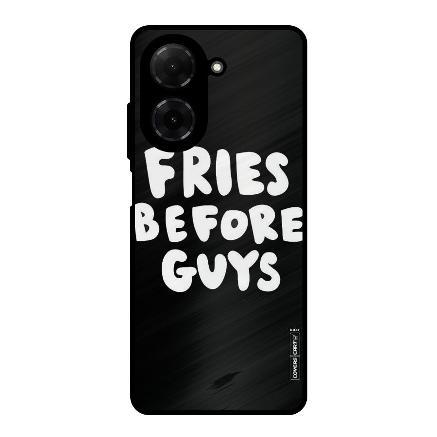 Fries Always Metal Back Case for Redmi A5 4G